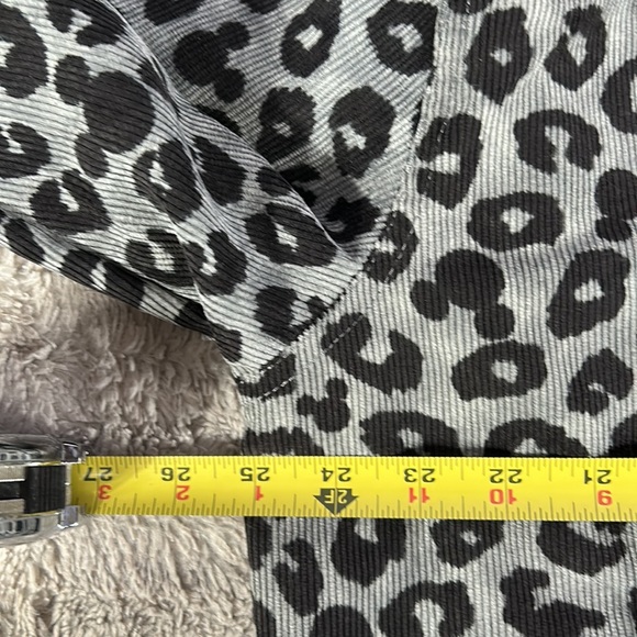 NWT Disney Mickey Mouse gray corduroy cheetah
print Sherpa trim jacket 2XL - Picture 8 of 14